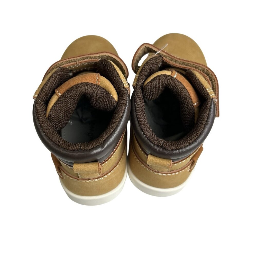 Apakowa Toddler Little Kids Boys Size 8 Autumn Boots Water Resistant Brown NEW - Picture 5 of 16
